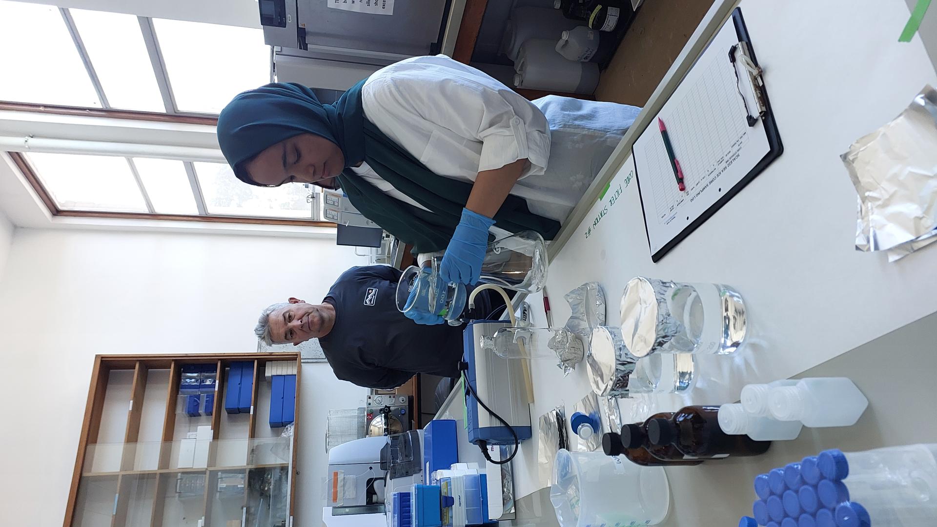 Biogeochemistry lab demonstration