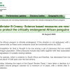 Screenshot of Minister Creecy's announcement